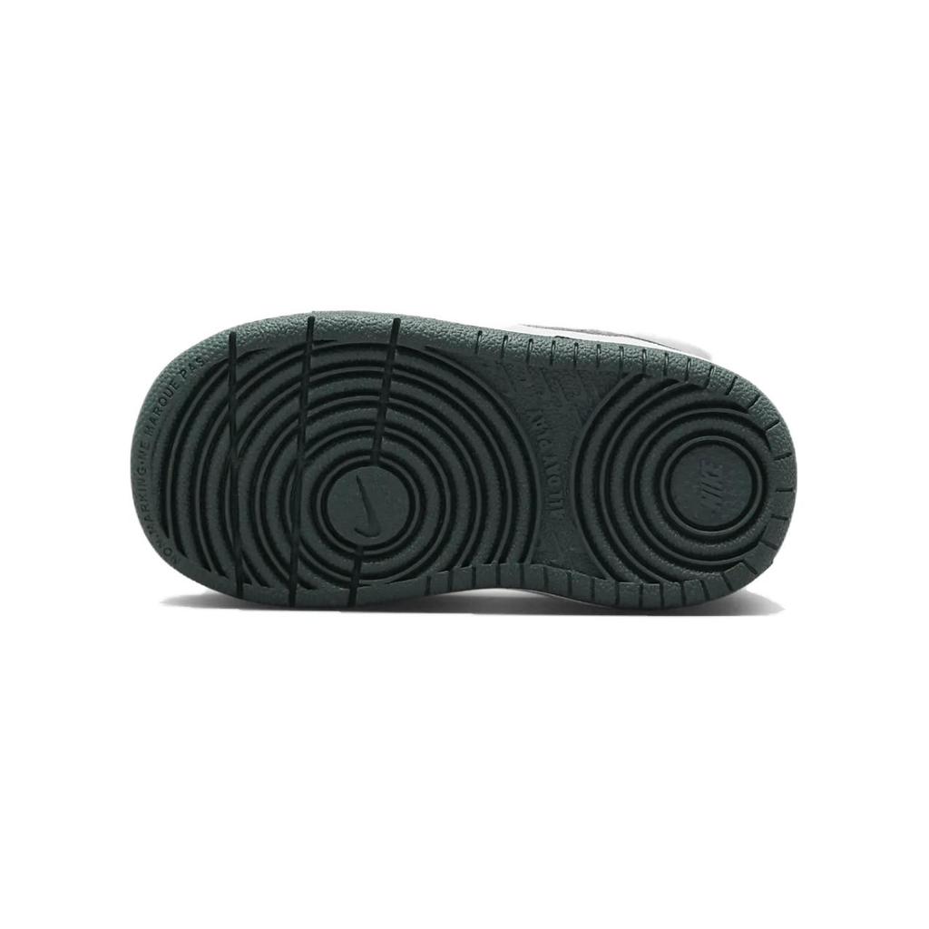 Nike Court Borough Mid 2 TD Vintage Green Baby Sneakers White CD7784-119