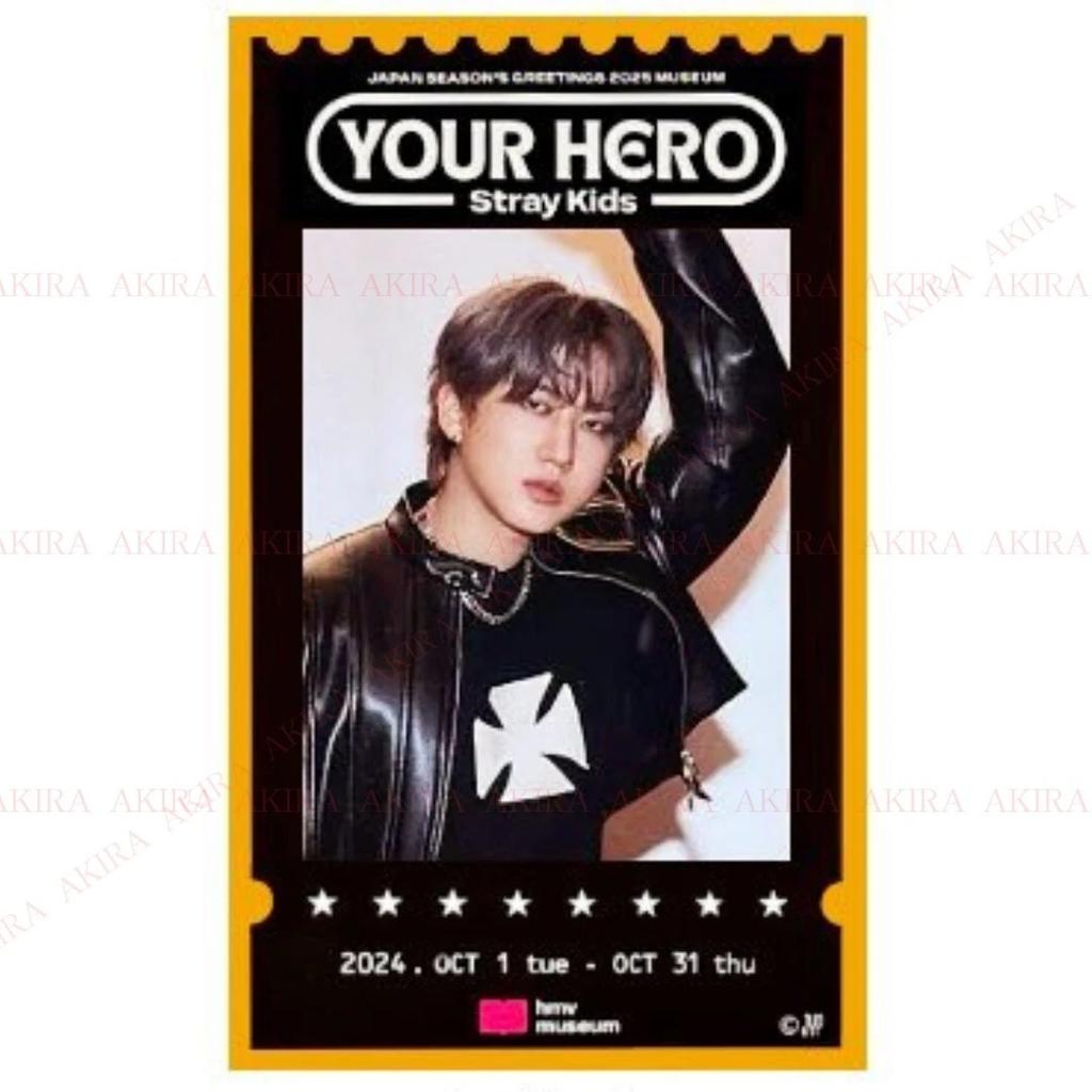 Stray Kids YOUR HERO JAPAN SEASON’S GREETINGS 2025 MUSEUM MD Photo Card