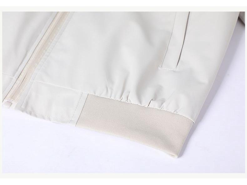 Men's Solid Color Baseball Jacket: Casual, Versatile & Trendy with Stand Collar