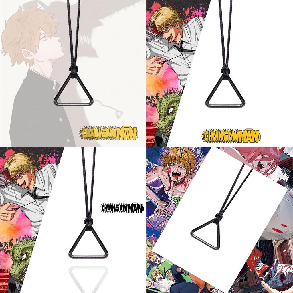 Stilvolle Anime Chainsaw Man Halskette mit Verwandlungs-Requisite Schmuck für Fans Sammlung
