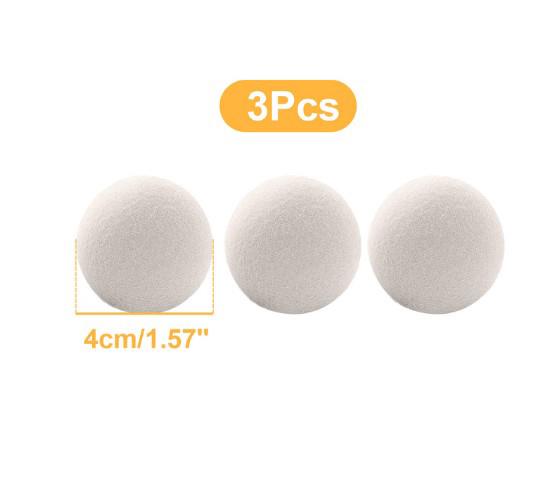 3/4/5cm Fleece Dry Kit Ball Reusable Wool Dryer Balls Softener Laundry Washing Machine Accessories Home Washing