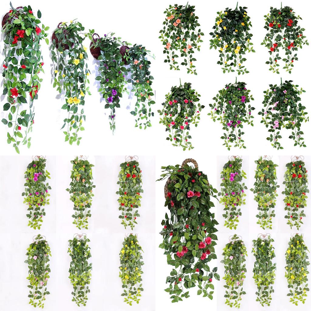 Beautifully Realistic 90 Cm Fake Silk Rose Vine For Perfect Home Decoration And Hanging Decor