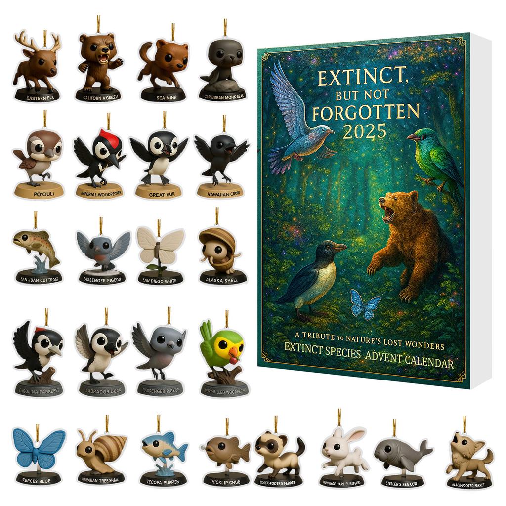 Advent Calendar Contains 24 Gifts, Cute Figures Doll Advent Calendar, Countdown Calendar With Surprise Toys, Collectible Figures Gift For Kids