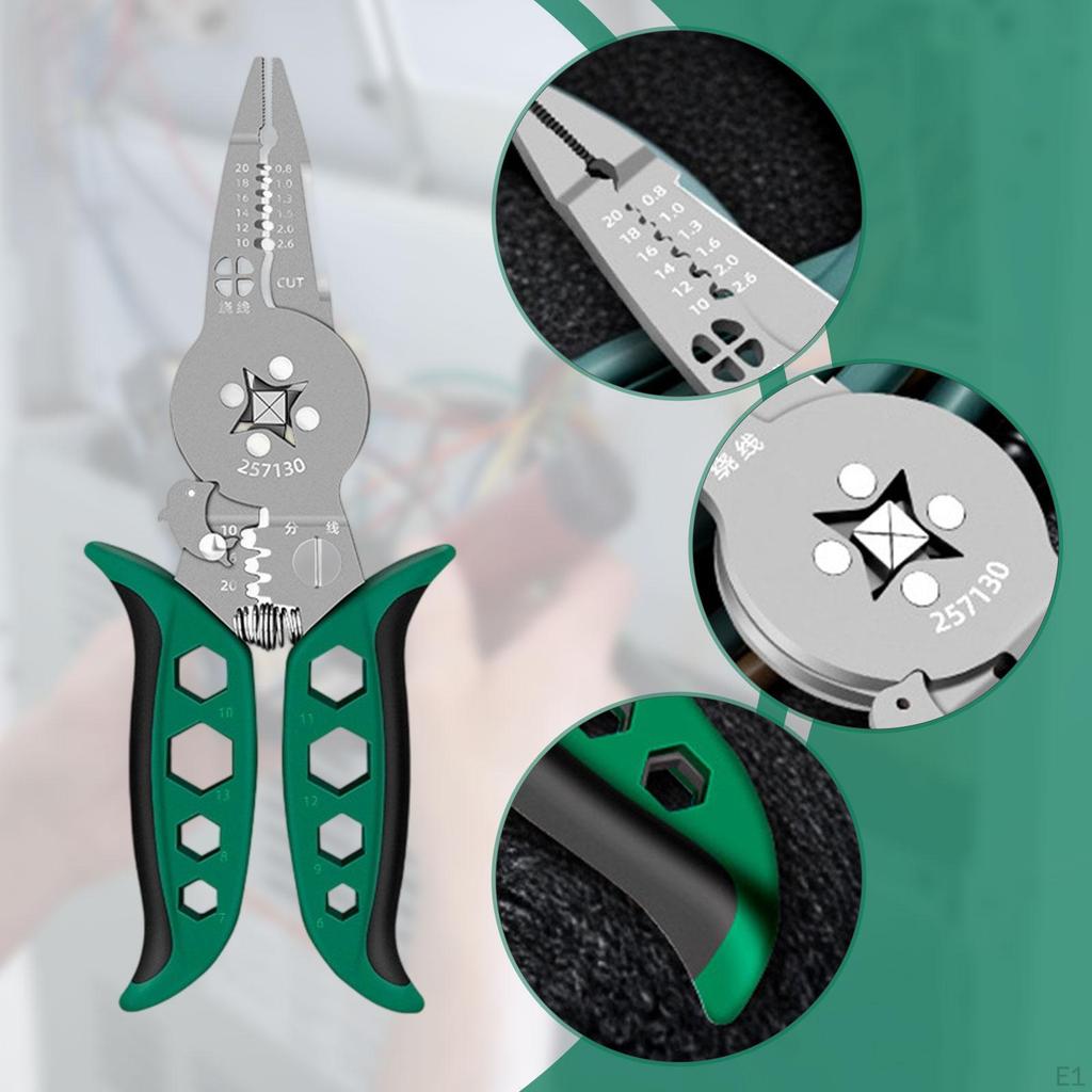 Wire Stripper Bobbin Winder Manual Wiring Tool Multipurpose Professional Ergonomic Electrician