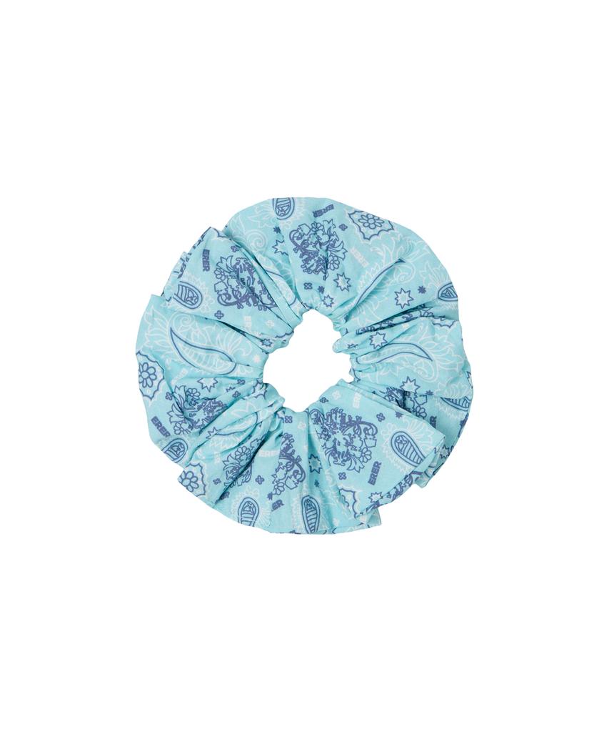 Erer Bandana Scrunchie Blue