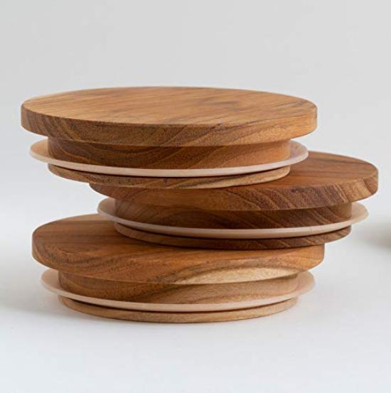 LOLO Storage containers SALT SUGAR Canister set Spoon included Made in Japan Pottery Porcelain Teak With lid &