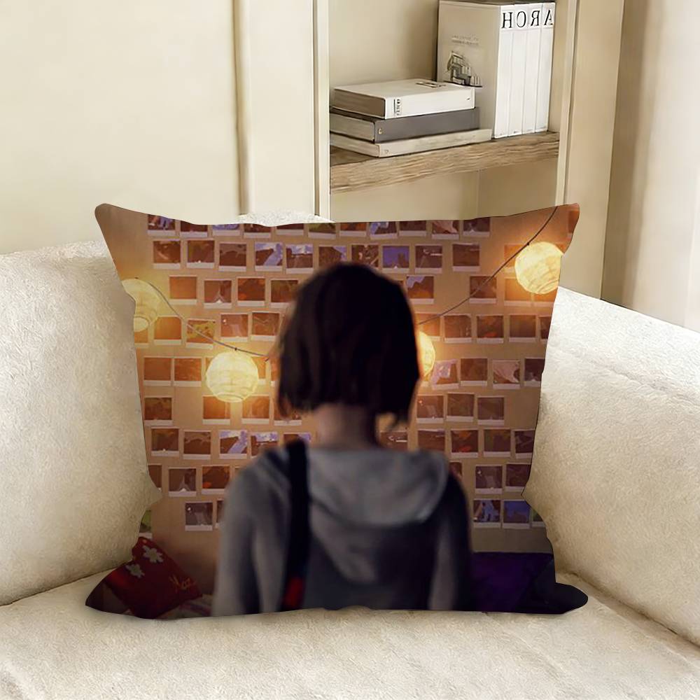 Game L-Life Is S-Strange Pillow Case Living Room Sofa Cushion Cover Suitable For Home Bedroom Room Decoration