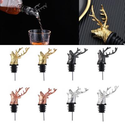 Gadgeturi Accesorii Bucătărie Ornament de Crăciun Cap de Cerb Aeratoare Vin Turnător Vin Dopuri Sticle
