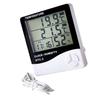 ABBP-Large Screen Thermometer And Hygrometer Household Indoor And Outdoor Alarm Clock Temperature Meter Digital Display