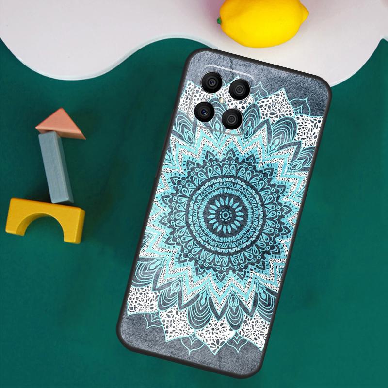 Mandala Flower Case For Honor Magic 7 5 6 Lite Honor 200 Pro 50 70 90 Lite X9a X8a X8 X9 X8b X9c X9b Cover