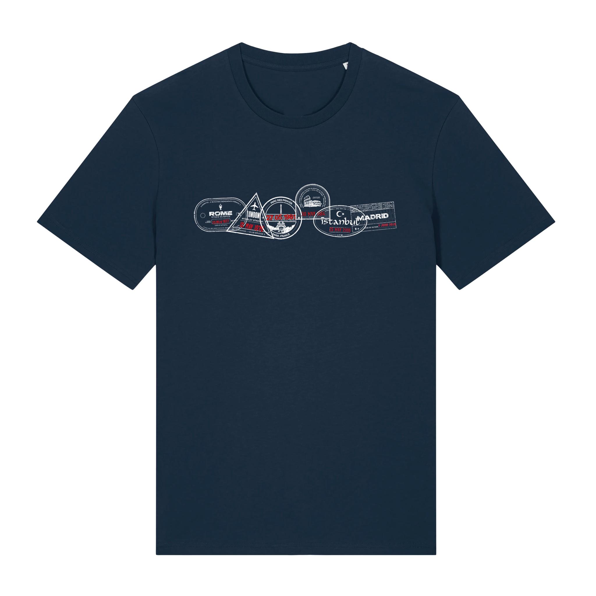 

Мужские футболки Спортивные Оверсайз Свободные с коротким рукавом Champions Européens Ливерпуль Футболки Повседневные Хлопковые Мужские Топ Летняя одежда 4XL