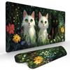 Innocent and adorable cats Mouse Pad Gaming mats NonSlip Durable Desk Mat mousepad With Stitched Edge HD printing Office mat