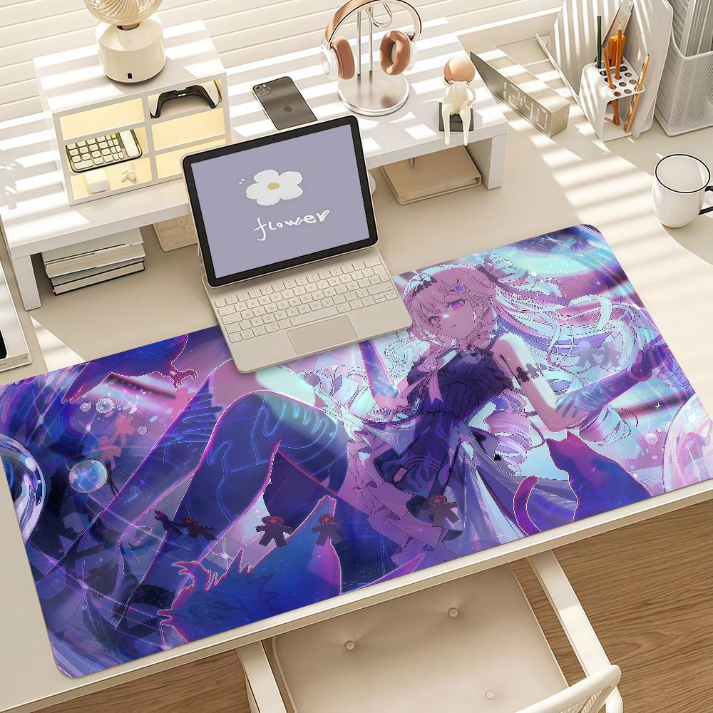 Game Wuthering Waves Denia Mouse Pad Anti Slip Rubber Edge Locked Thickened Laptop Gaming Desk Mat