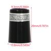Black 20x13.8x9.3mm Golf Sleeve Ferrules Replacement Plastic Golf Club Shafts Accessory Kit Tip Size 0.370 Golf Ferrules