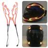 4 In 1 Motorcycle Helmet LED Cold Light Waterproof Strip Sticker Flashing Warning Lights Night Riding Chargeable AccessoriesSpeed Sensors 6
