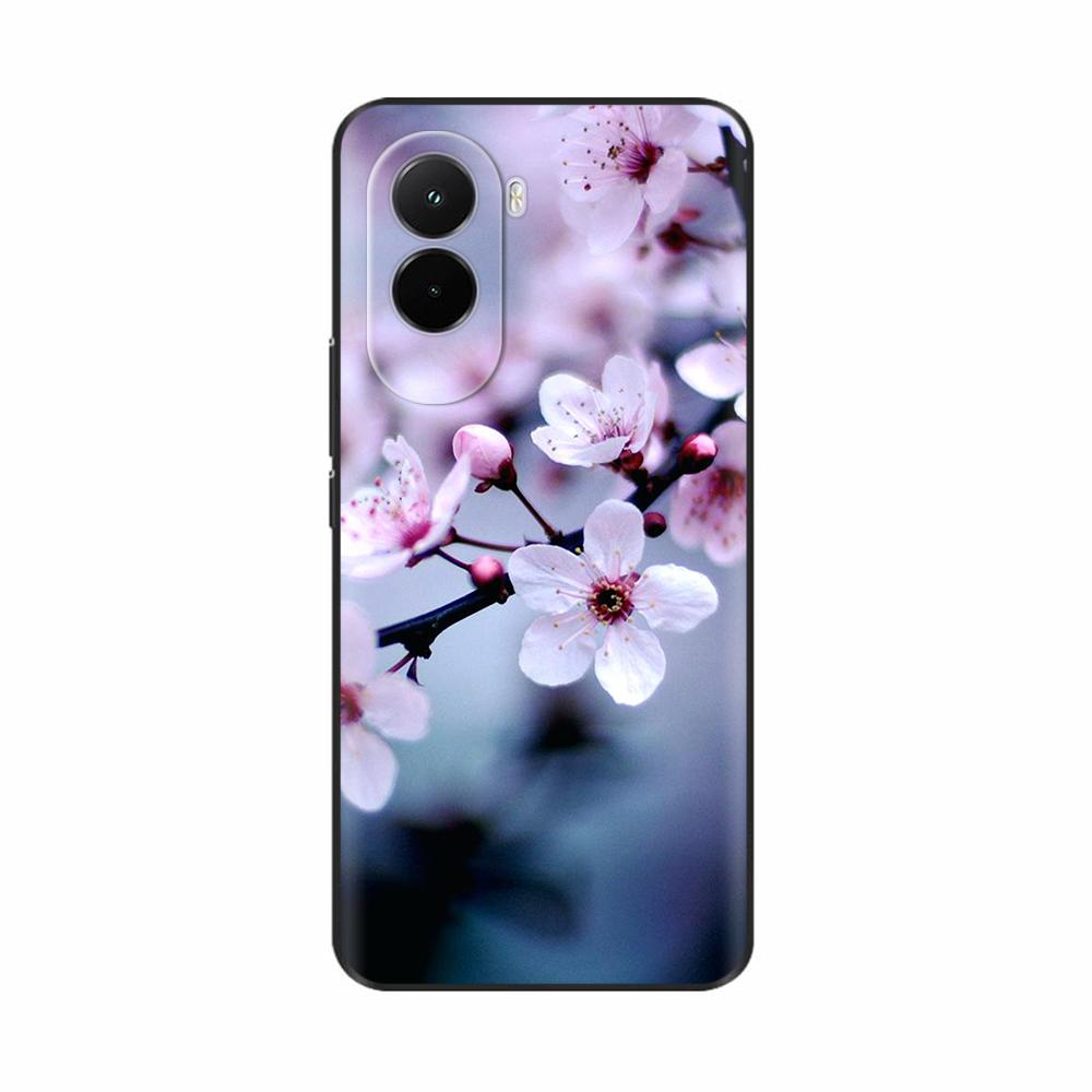 For Xiaomi Poco M7 4G Case Painting Floral Soft Silicone Protective Bumper Cover For Xiaomi Pcoc M7 Pocom7 4G Cases Capa Fundas