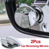 Car Rearview Small Circular Mirror High-definition Wide-angle Mirror Sticker For Mazda Demio 5 3 2 CX3 CX9 MX5 6 CX5 CX30 Axela V11
