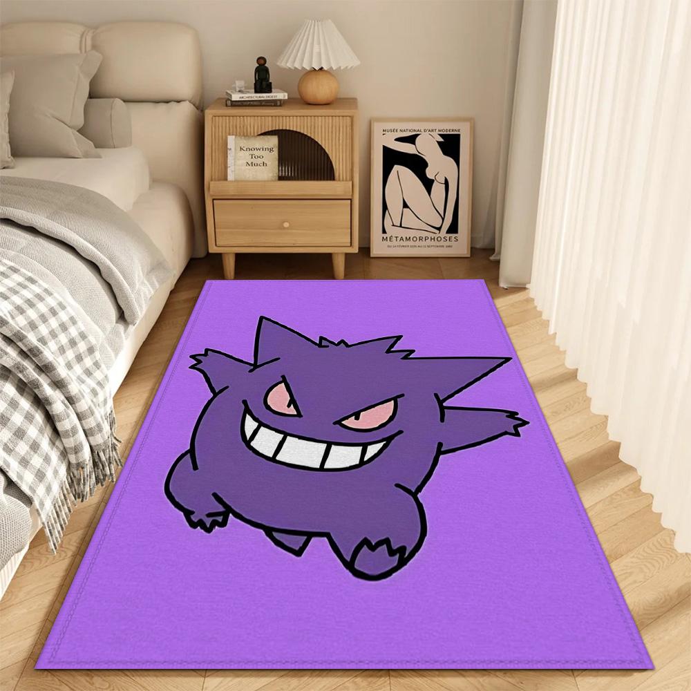 

Fashion Entrance Mat Living Room P-Pokemon Rugs Decoration G-gengar Bedroom Carpet for Kitchen Balcony Doormat Front Door Bath 40x60cm