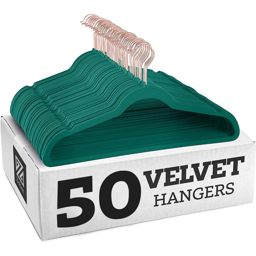 European & American Non-Slip Flocked Magic Wardrobe Clothes Hangers 