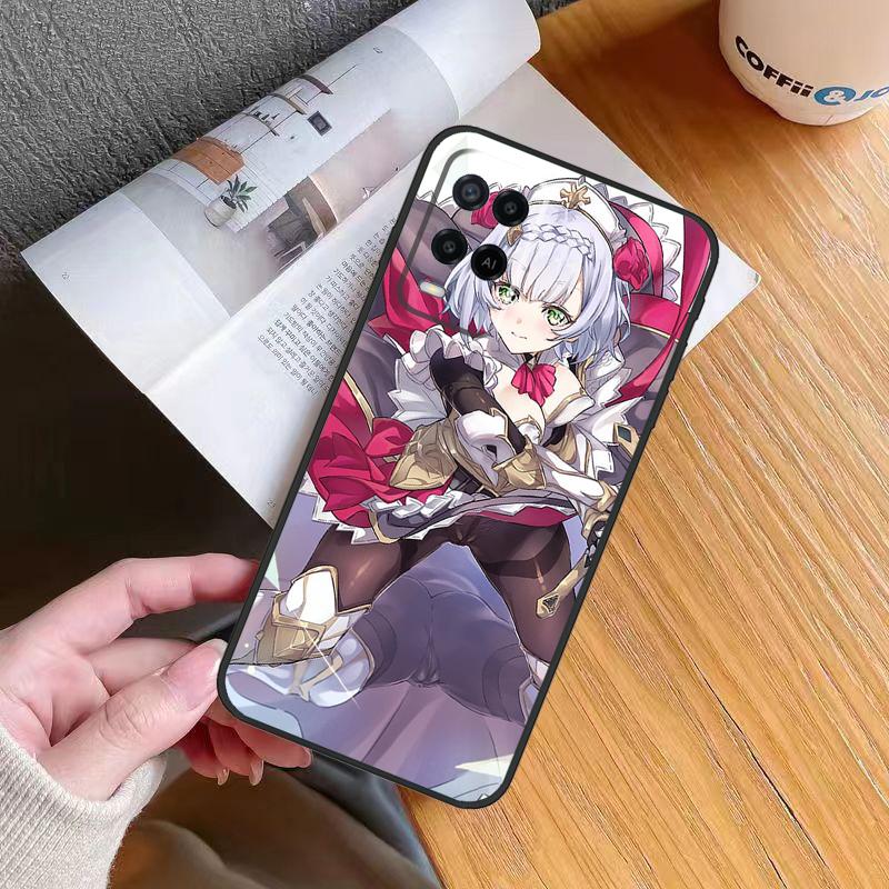 Noelle Genshin Impact Case For Oppo A18 A38 A74 A94 A54 A58 A78 A98 A80 A60 A40 A96 A76 A16 A15 A17 A57 A5 A6 Pro