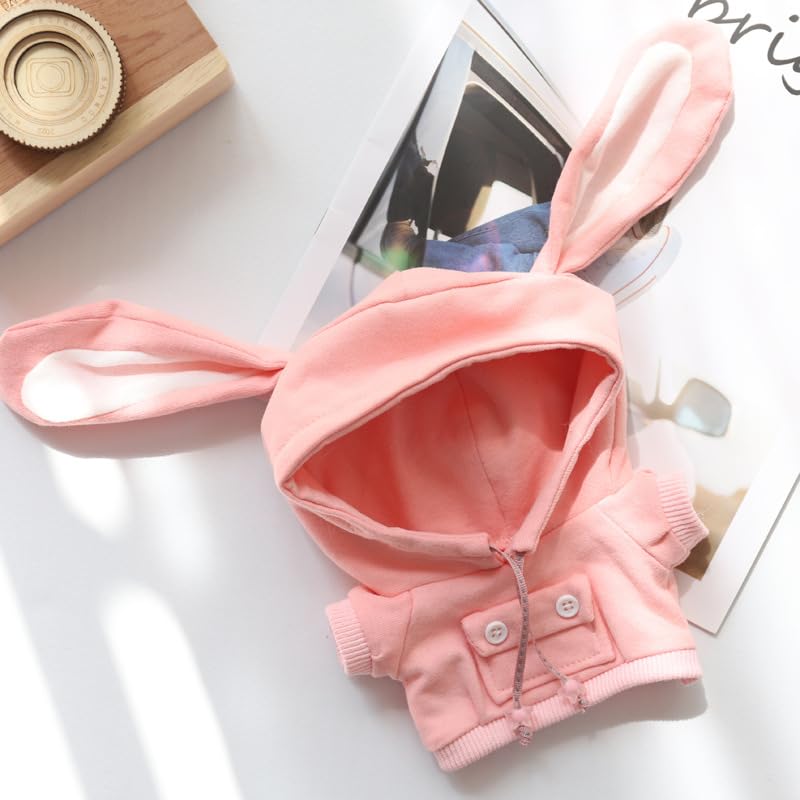 Bule Maple Stuffed Clothes Stuffed Clothes 15cm 20cm Rabbit Ears Parka