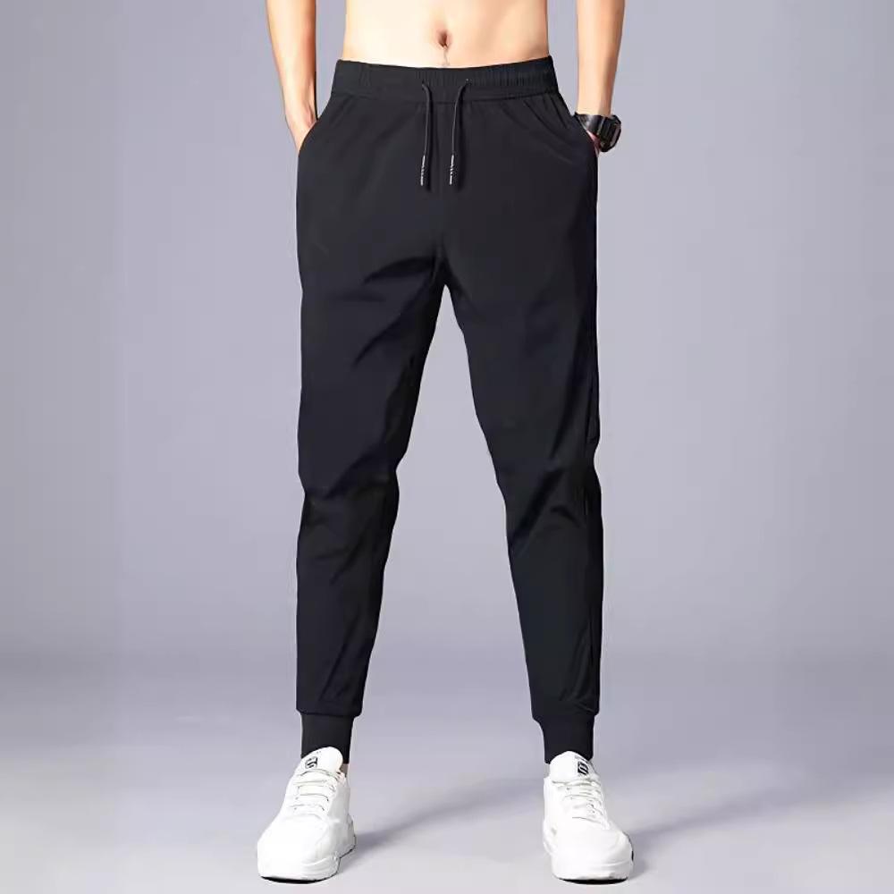 

Men s Quick-Dry Ice Silk Casual Harem Pants 3XL
