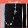 Retro Cross Metal Belt Chain For Adults Punk Gothic Jewelry Gift Accessory