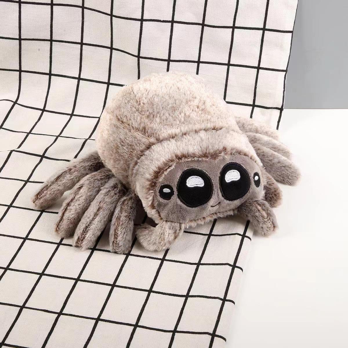 Schattige Lucas Spider Pluche Speelgoed Halloween Metgezel Gevulde Anima Voor Kinderen Perfect Cadeau Voor Spinnenliefhebbers Zacht En Knuffelbaar