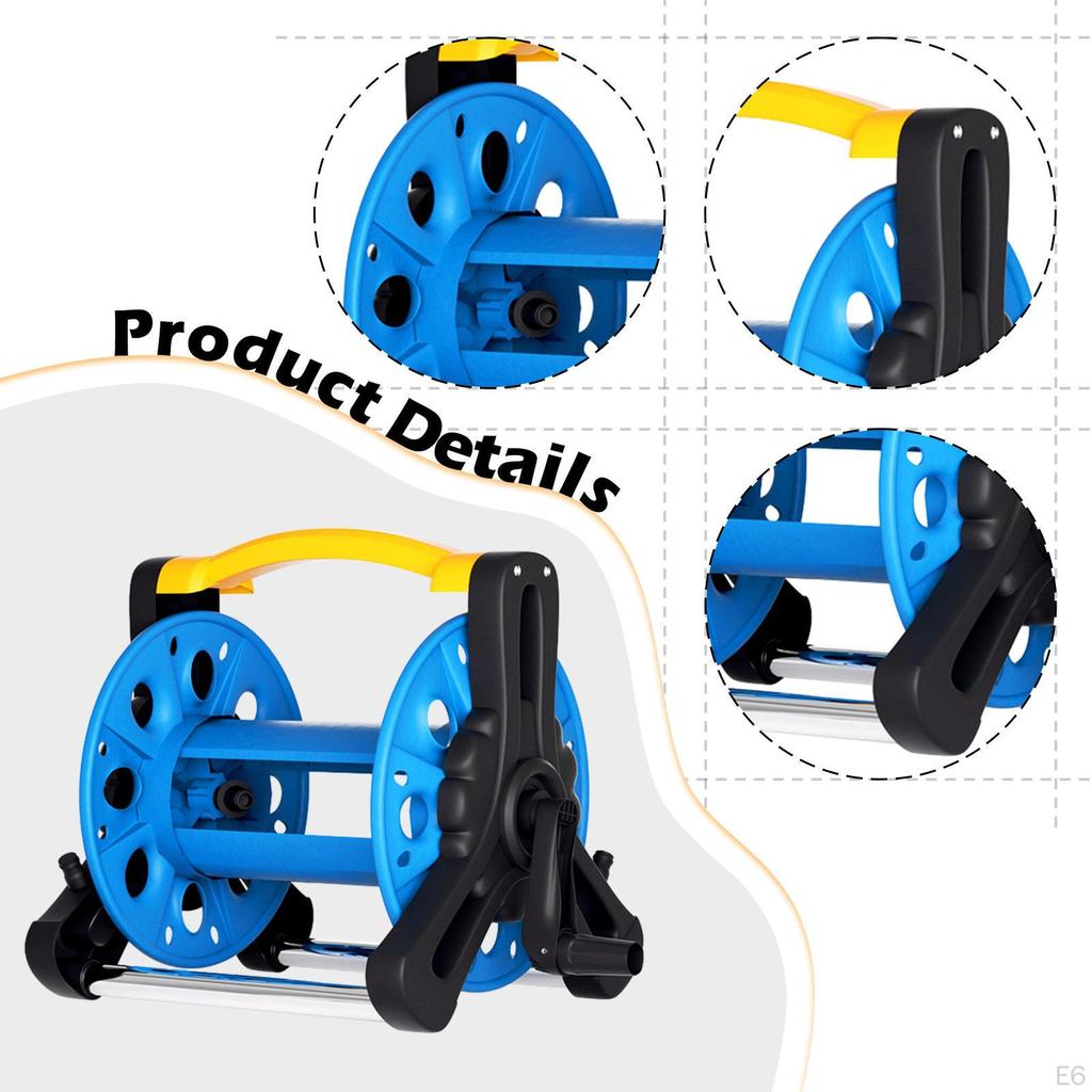 Garden Hose Reel Cart ,Pipe Storage Rack Household, Gardening Tool Water Pipe Holder for Agriculture