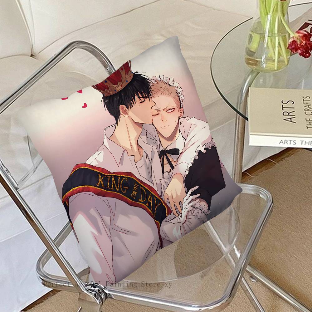 19 Days Anime Pillow Case Square Pillow Bedroom Sofa Leisure Comfort Cushion Car Living Room Home Decoration