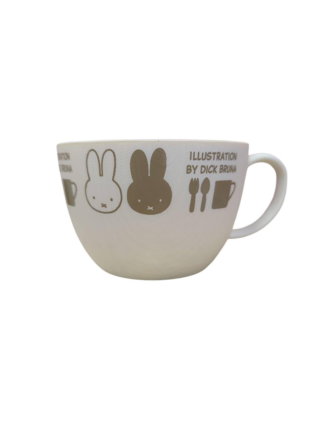 

Marimo Craft Miffy Basic Series Soup x H74mm Mug, Beige, Approx. 106 (DBM-2727) бежевый