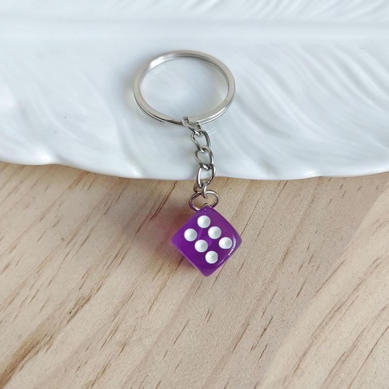 

Креативный маленький аксессуар для автомобиля брелок мини-подвеска подвески для рюкзака брелок оригинальность акриловые кубики брелок кольцо для ключей подарок