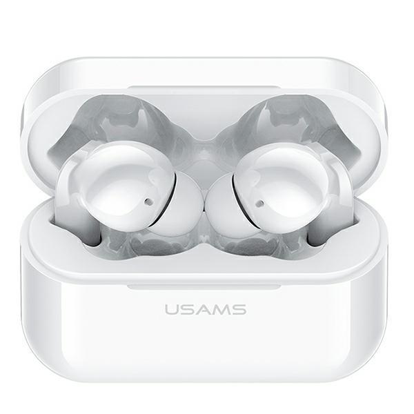Usams Słuchawki Bluetooth 5.0 Tws Lyseries Anc Bezprzewodowe Biały/White Bhuly06