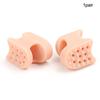 Separador de Dedos de un Solo Orificio Engrosado para Sebs Corrección de Hallux Valgus Dedo Gordo Dedos Solapados Clip de Separación Abrazadera Suave Separador de Pies