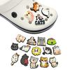 Adorable Cat Crocs Charms & DIY Shoe Buckles - PVC Drip Mold Accessories