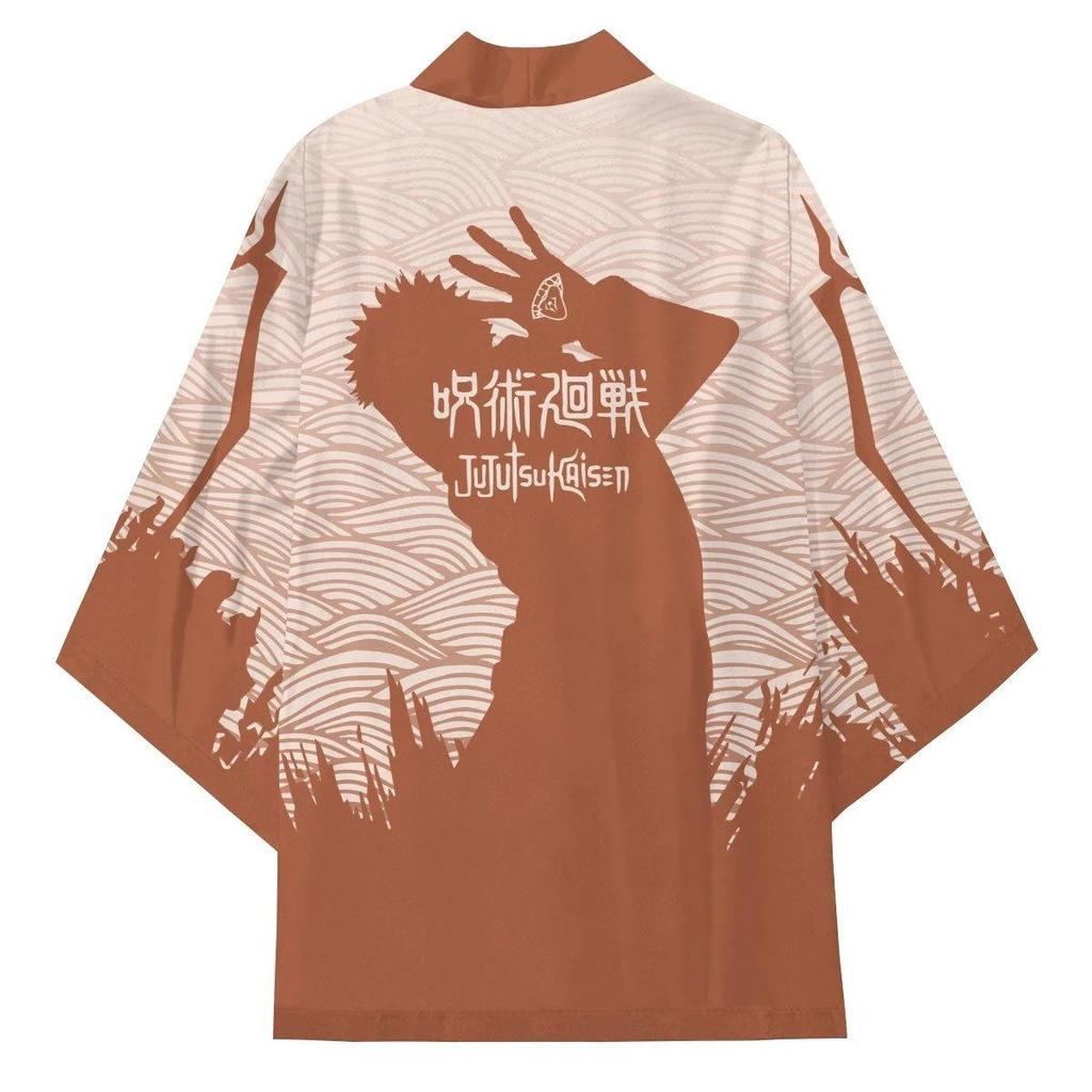 Jujutsu Kaisen Stylish 3D Printed Kimono Cloak