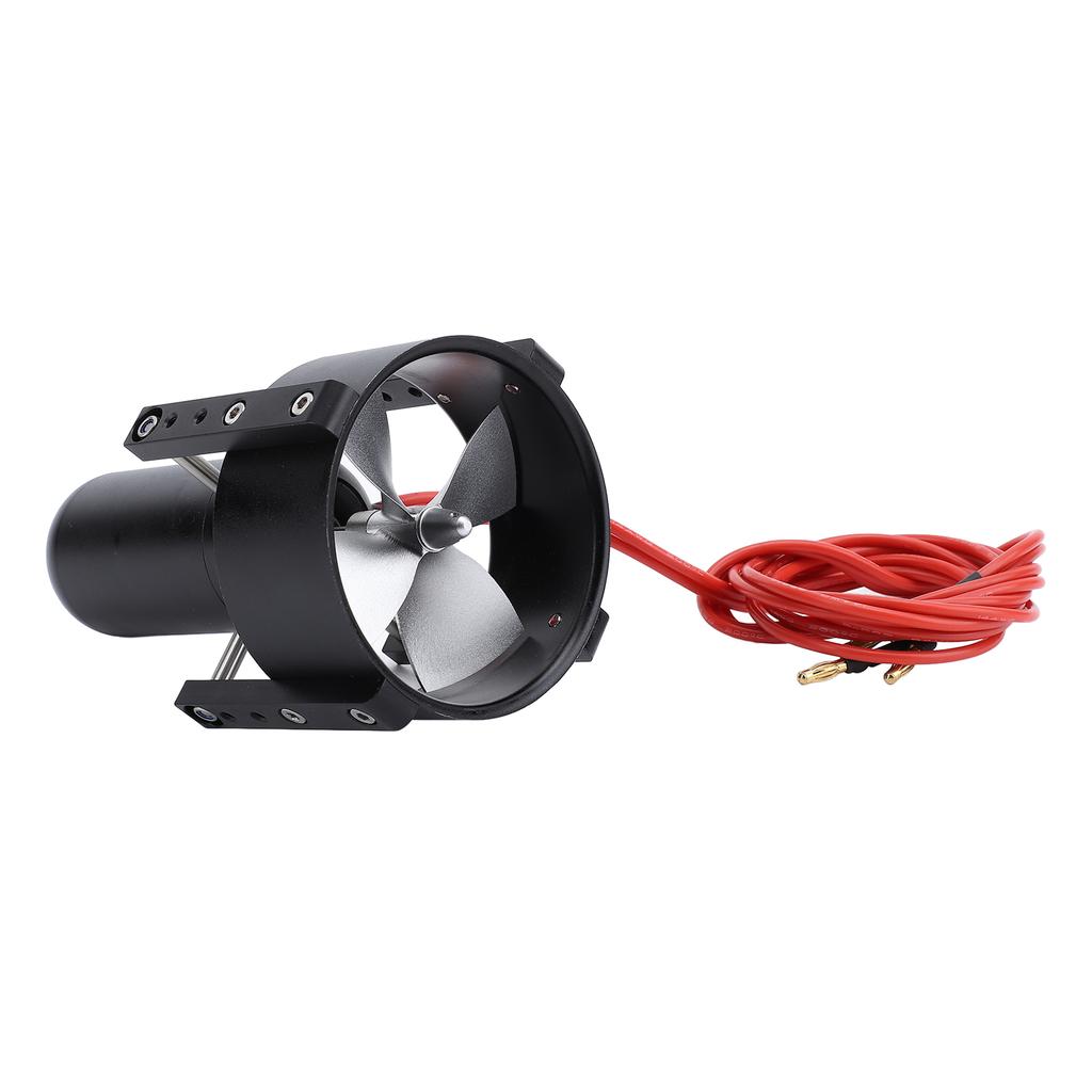 Moteur Propulseur Étanche Sous-Marin Alliage d'Aluminium Poussée Maximale 12,5 kg Démarrage 7V pour Contrôleur de Vitesse Électronique 12S-80A