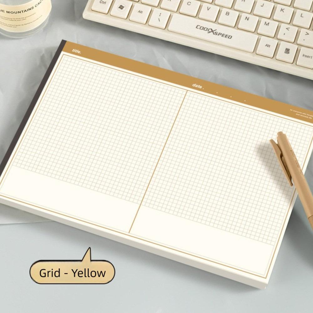 Simplicity Students B5 Notebook Horizontal Notepad Tearable Writing Memo Pads Paperpad Legal Pad For School Office