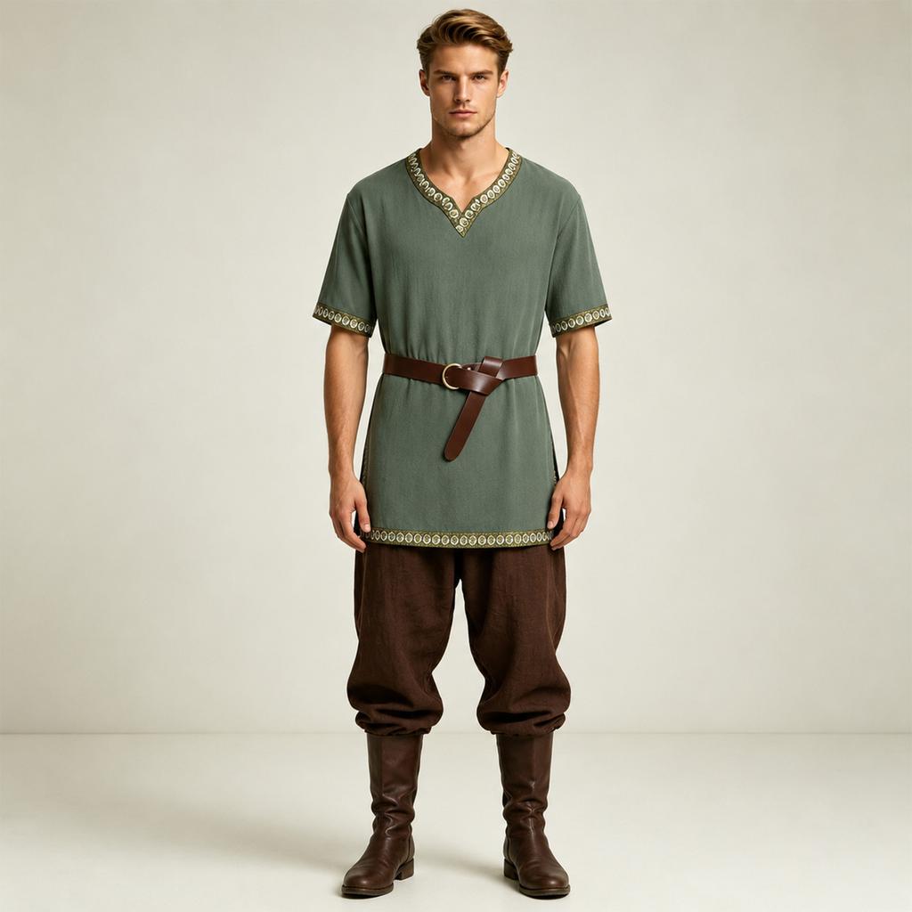 Men's Costume with Waistband for Halloween