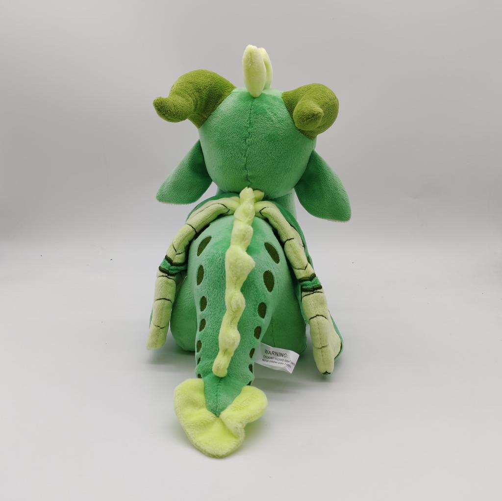 Süßes Grünes Drachen Plüschtier Weiches Kuscheltier Begleiter Geschenk für Kinder Jungen Mädchen Zimmerdekoration