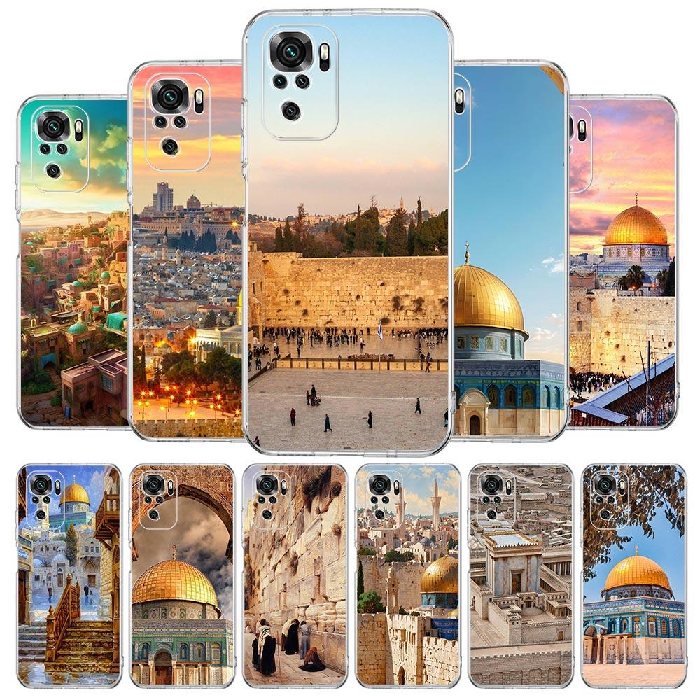Jerusalem Building Soft TPU Phone Case For Xiaomi Redmi Note 15 14 13 12 4G 10 11 Pro Plus 5G 14C 13C 12C 10C 9A Cover