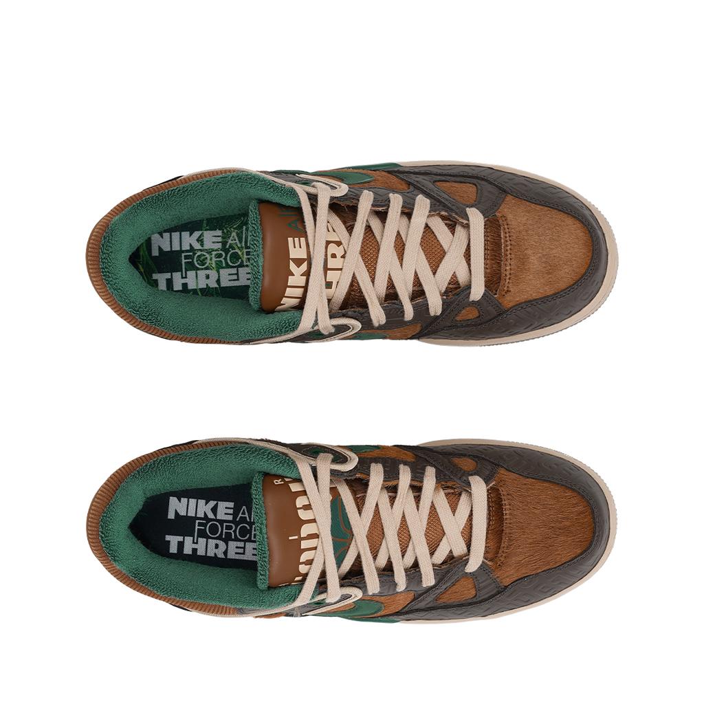 Nigo x Nike Air Force 3 Low Marrone Barocco Abete Sneakers Unisex Canapa Pecan HQ0260-201