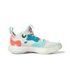 New Adidas Harden Vol.5 Slip Resistant Anti Kick Low Top Children's Basketball Shoes White Green Red Teenagers FZ5454