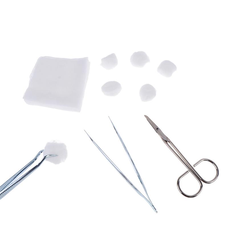 1 Set Debridement Suturing Disinfection Wound Care Tool Kits New Sterile Disposable Dressing Replacement Tool Kit