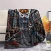 Resident Evil Print Flannel Blanket, Ultra Soft High Quality All Seasons Warm Throw, Home Decor Cozy Blanket, Perfect Christmas Gift