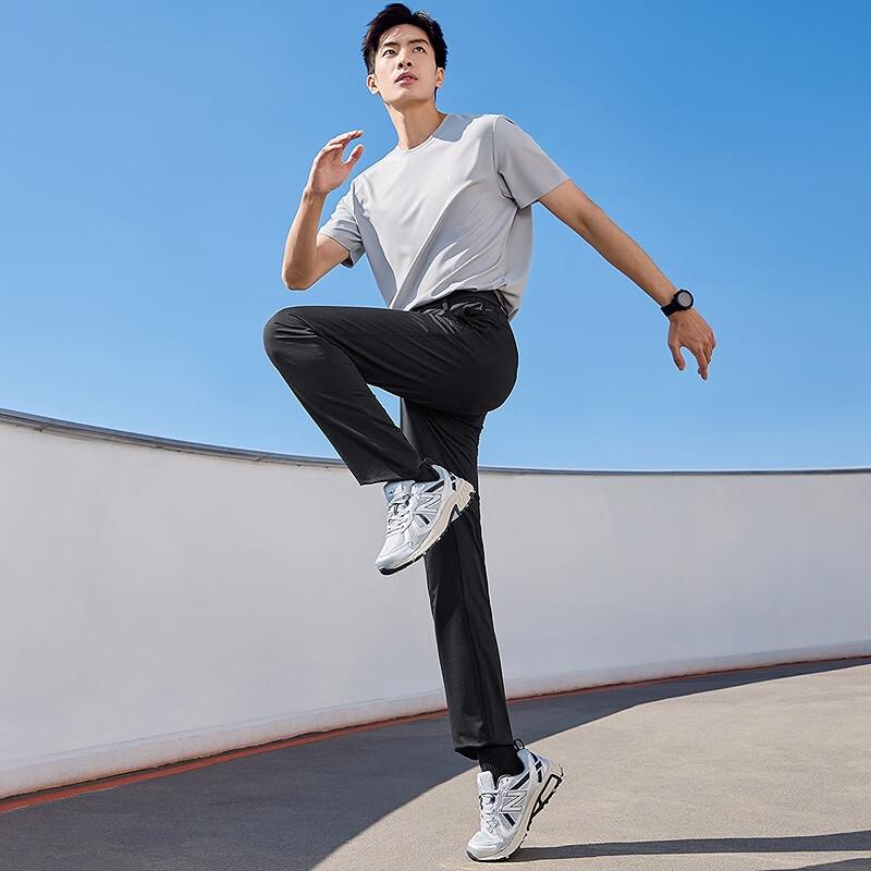 Septwolves Men's Champion Co-branded Elastic Casual Straight-Leg Pants