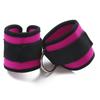 1pcs Double D-Ring Ankle Straps for Gym Workouts Glutes Legs Strength Foot Support Ankle Protector Padded for Kickbacks