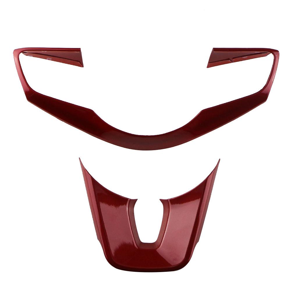 

Для KIA Ceed Forte K3 Seltos XCeed Sonet ProCeed ABS Углеродное волокно Наклейка на кнопку рулевого колеса автомобиля Декоративная накладка красный