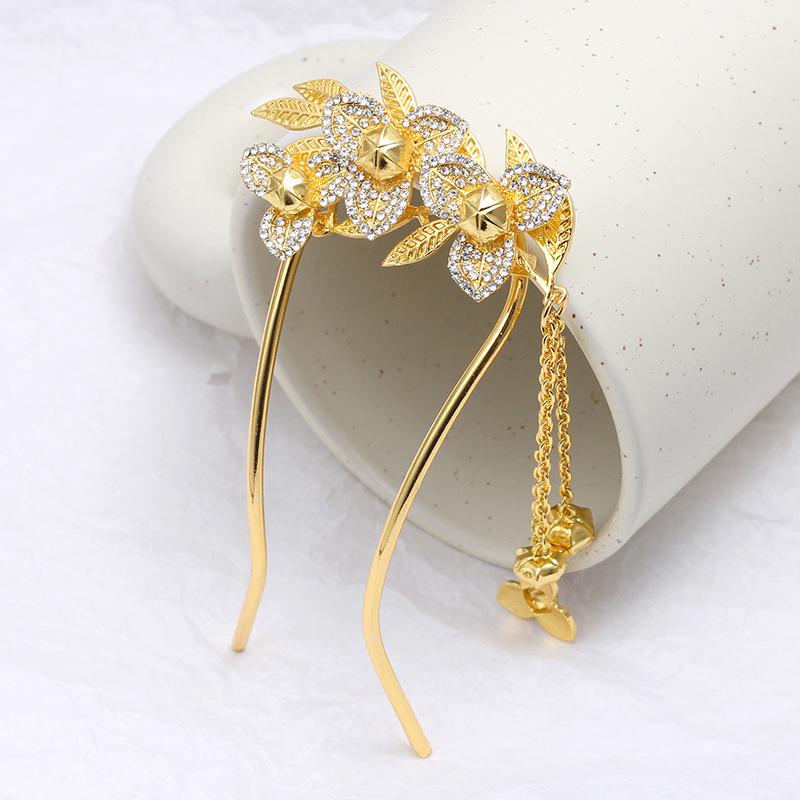 Xiuhe Clothing Headgear Women'S Premium Hanfu Retro Chinese Bridal Headgear Tassel Hairpin New Chinese Hair Accessories Customization