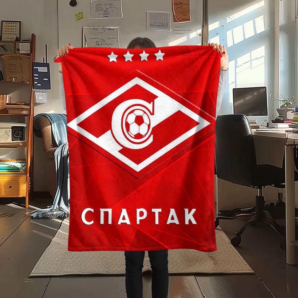 1PC Spartak Moscow Pulse Blanket, High quality Comfortable for All Seasons, Home Decor, Warmth and Comfort